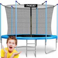 Neo-sport sodo batutas 6ft/183cm su vidiniu tinklu ir kopėčiomis