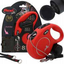 FLEXI automatinis pavadėlis šunims 8m 20kg su Multi Box dėžute