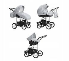 Vaikiškas vežimėlis 3-in-1 - EL-CAR COSMO - 72 spalvos - ISOFIX automobilinė kėdutė