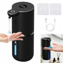 Automatinis indų ploviklio ir muilo dozatorius su jutikliu 380ml juodas