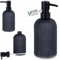 Skysto muilo ir indų ploviklio dozatorius Vilde, 400 ml, juodas
