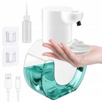 Didelis 420 ml bekontaktis muilo dozatorius, pastatomas arba tvirtinamas prie sienos, automatinis