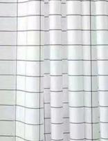 Tekstilinė dušo užuolaida 180x180 cm balta dušui ir voniai