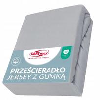 Medvilninė paklodė su guma 200x220 LYGUS DŽERSIS 100% – įvairios spalvos