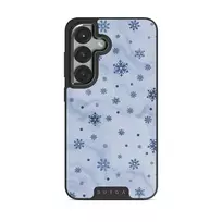 Ice Queen - Snowflakes Samsung Galaxy S25 Plus Case, Elite Dark (Magnetic) / Gunmetal