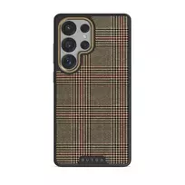 Favorite Coat - Plaid Samsung Galaxy S25 Ultra Case, Elite Dark (Magnetic) / Gold