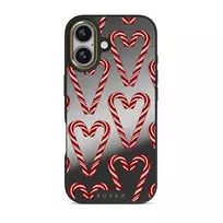 Candy Lane - iPhone 17 Case, Elite Mirror Dark (MagSafe) / Gold