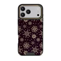 Sleeping Beauty - Snowflakes iPhone 17 Pro Max Case, Elite Dark (MagSafe) / Gold