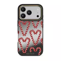 Candy Lane - iPhone 17 Pro Case, Elite Mirror Dark (MagSafe) / Gold