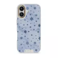 Ice Queen - Snowflakes iPhone 17 Case, Elite Light (MagSafe) / Gold