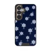Frosty Pines - Samsung Galaxy S25 Plus Case, Elite Dark (Magnetic) / Gold