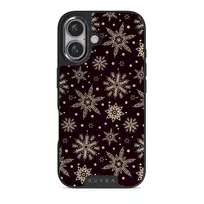 Sleeping Beauty - Snowflakes iPhone 16 Case, Elite Dark (MagSafe) / Gunmetal