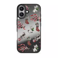 Merry Kitty - iPhone 17 Case, Elite Mirror Dark (MagSafe) / Gunmetal