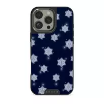 Frosty Pines - iPhone 16 Pro Case, Elite Dark (MagSafe) / Gunmetal