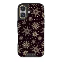 Sleeping Beauty - Snowflakes iPhone 16 Plus Case, Elite Dark (MagSafe) / Gold
