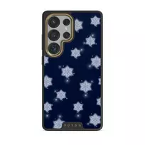 Frosty Pines - Samsung Galaxy S25 Ultra Case, Elite Dark (Magnetic) / Gold