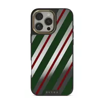 North Pole - iPhone 16 Pro Max Case, Elite Mirror Dark (MagSafe) / Gold