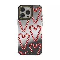 Candy Lane - iPhone 16 Pro Case, Elite Mirror Dark (MagSafe) / Gold