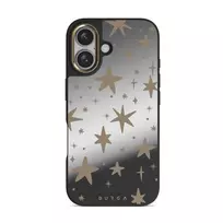 12 O'clock - iPhone 16 Case, Elite Mirror Dark (MagSafe) / Gold
