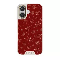 Dear Santa - Snowflake iPhone 16 Case, Elite Light (MagSafe) / Gold