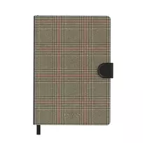 Favorite Coat - Plaid Notebook, A5 (14.8 x 21cm) / Grid