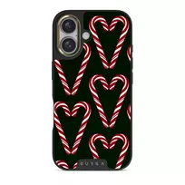Candy Lane - iPhone 16 Plus Case, Elite Dark (MagSafe) / Gold