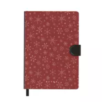 Dear Santa - Christmas Snowflake Notebook, A5 (14.8 x 21cm) / Grid
