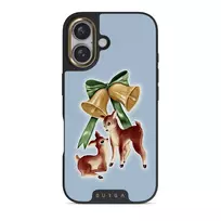 Baby Rudolph - iPhone 16 Plus Case, Elite Dark (MagSafe) / Gold