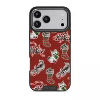 Merry Kitty - iPhone 17 Pro Max Case, Elite Dark (MagSafe) / Gunmetal