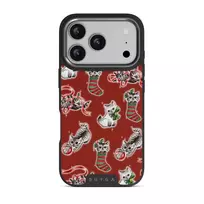 Merry Kitty - iPhone 17 Pro Case, Elite Dark (MagSafe) / Gunmetal