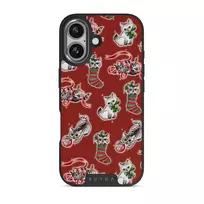 Merry Kitty - iPhone 17 Case, Elite Dark (MagSafe) / Gunmetal