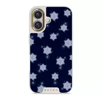 Frosty Pines - iPhone 16 Case, Elite Light (MagSafe) / Gold