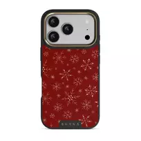 Dear Santa - Snowflake iPhone 17 Pro Case, Elite Dark (MagSafe) / Gold