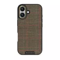 Favorite Coat - Plaid iPhone 17 Case, Elite Dark (MagSafe) / Gold