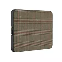 Favorite Coat - Plaid Laptop Sleeve, 16 inches