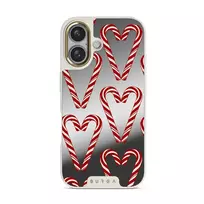 Candy Lane - iPhone 16 Case, Elite Mirror Light (MagSafe) / Gold