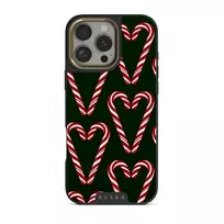 Candy Lane - iPhone 16 Pro Case, Elite Dark (MagSafe) / Gold