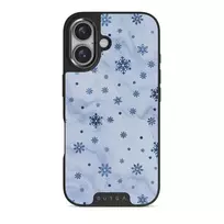 Ice Queen - Snowflakes iPhone 16 Plus Case, Elite Dark (MagSafe) / Gunmetal