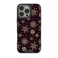 Sleeping Beauty - Snowflakes iPhone 16 Pro Case, Elite Dark (MagSafe) / Gunmetal