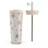 12 O'clock - Travel Mug, 700 ml / Flap & Straw Set