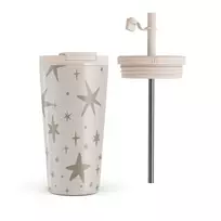 12 O'clock - Travel Mug, 500 ml / Flap & Straw Set