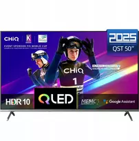 CHiQ U50QST QLED 50 colių 4K Ultra HD „Google TV“ televizorius