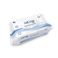 LEA Drėgnos servetėlės kūdikiams Soft-Care Talcum Baby Wipes 80vnt