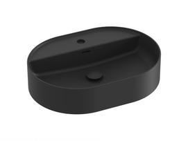 Praustuvas Ravak Ceramic Slim Shelf O 55, juodas matinis