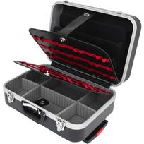 Lagaminas 435x310x160mm su ratukais ir teleskopine rankena, KS Tools