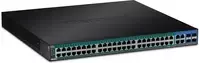 TRENDnet TPE 5048WS – Smart tinklo jungiklis – 48 prievadų PoE+ (740 W) – 4 kombinuoti Gigabit SFP – stalinis arba montuojamas į stelažą