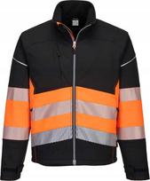 Gero matomumo PORTWEST PW375 Softshell striukė , Dydis: M, Pw spalvos: Juodas/Oranžinis
