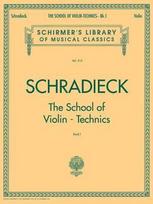 Schradieck - The School of Violin Technics Book 1 for Solo Violin Exercises for Finger Dexterity and Technique G. Schirmer String Method