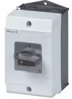 EATON Apkrovos jungiklis, uždaros konstrukcijos, 4 polių, 13 A AC-23, 7,5 kW, IP65
