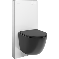 Mexen Lena Paketas WC rėmas su išorine pneumatine sistema Tex Air G su WC puodu Tornado ir lėtai nuleidžiančiu dangčiu,